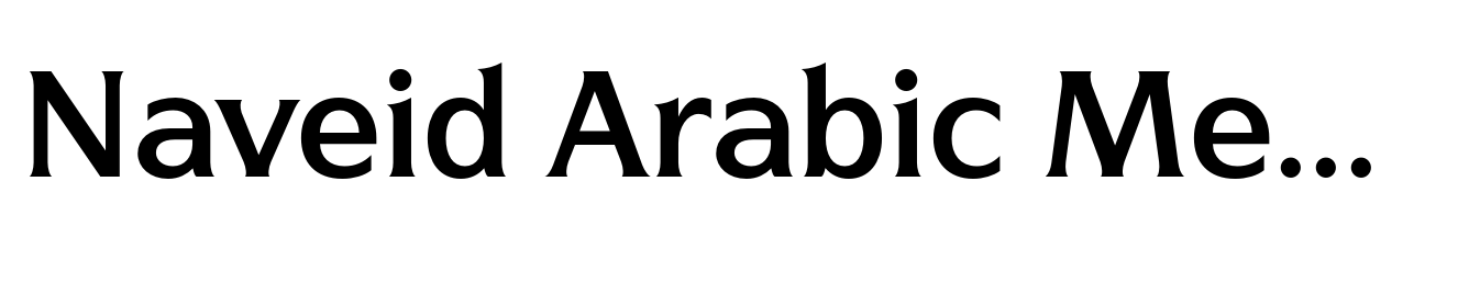 Naveid Arabic Medium